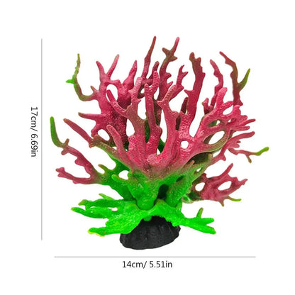 Aquarium Coral Simulation Fish Tank Plants Landscape Decoration Multiple Colour Aquarium Decor Aquariums Freshwater Accessories