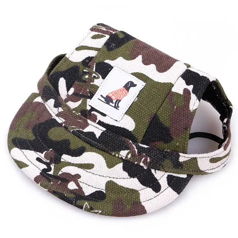 Adjustable Baseball Cap with Ear Holes for Large Medium and Small Dogs Summer Dog Cap Puppy Sun Hat Outdoor Hiking Pet Products