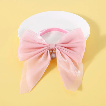Soft Velvet Cat Collar Breakaway Puppy Kitten Collar Red Pink Bow Small Dog Collar Adjustable Safety Buckle Cat Bow Pet Supplies