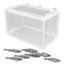 Fish Breeder Box with Suction, Aquarium Hatcher, Mesh Box, Juvenile Fish Separation Net, Tank Incubator Box, Fry Hatchery, DIY