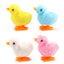 Pet Cat Toys Jumping Walking Hopping Cartoon Plush Chicken Clockwork Cat Interative Playing Toy Wind Up Chick Kitten Supplies