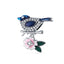 New 925 Sterling Silvering Butterfly Bees Bird Charm of ley 925 Chain Beaded Fit Original Pandora Bracelet DIY Ladies Jewelry