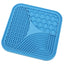 Pet Suction Cup Lick Pad Pet Lunch Mat Slow Food Pad for Cats and Dogs Powerful Suction Cup Easy To Wash Silicone Material