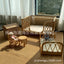 Jingjiu ins Korean real vine woven teddy kennel small bed cat kennel pet basket rattan pet bed