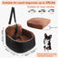 UXCELL Fashion Dog Car Seat Casual Solid Dog Beds Mats for Small Medium Dog Removable Safe Comfortable Travel Dog Supplies