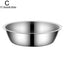 Stainless Steel Pet Bowl, Dog And Cat Food Bowl, Thickened Non-slip Bowl, Anti-fall, Not Easy To Deform, Easy To Clean 1pcs