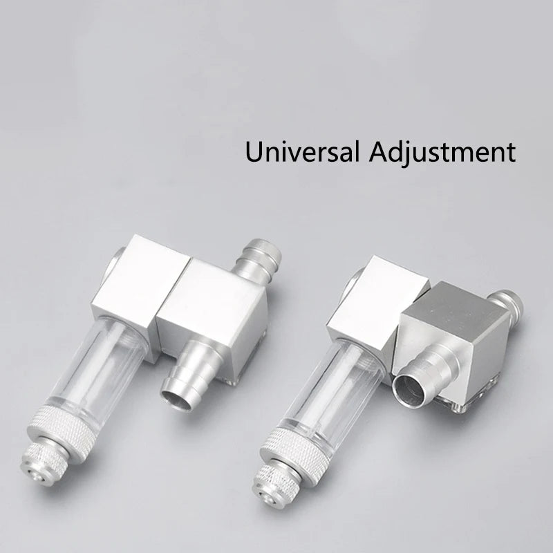 Metal ﻿Aquarium CO2 External atomizer, with bubble counter atomizer, super diffuser outside the fish tank, for aquatic plants