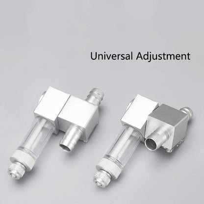 Metal ﻿Aquarium CO2 External atomizer, with bubble counter atomizer, super diffuser outside the fish tank, for aquatic plants