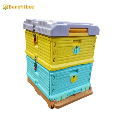 Benefitbee beehive factory 10 frames multifunction Langstroth 2 layers plastic bee hive