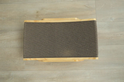 Wooden Cat Scratcher Scraper Detachable Lounge Bed 3 In 1 Scratching Post For Cats Training Grinding Claw Toys Cat Scratch Board