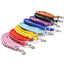 Pet Products Round Colorful PU Rolled Dog Walking Leashes for Small Medium Breeds Dogs Puppy Chain Lead Training Walking Leash