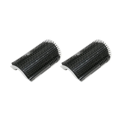 2/1PCS Pet Brush Comb Play Cat Toy Softer Cat Self Groomer Massage Comb with Catnip Face Scratcher for Kitten Puppy Cat Clean