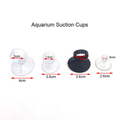 5Pcs Aquarium Suction Cups Air Tube Holder Sucker for Fish Tank Air Line Oxygen Tube Hose Pump Suction Cups Aquatic Pet Supplies