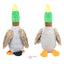 Dog Chew Toys Cute Plush Duck Sound Toy Stuffed Squeaky Animal Squeak Dog Toy Cleaning Tooth Dog Chew Rope Toys