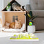 Cat Feeder Slow Eating Bloat Stop Food Plate Maze Interactive Puzzle Anti Skid Dishes Tray Home Pet Accessories Training Tool