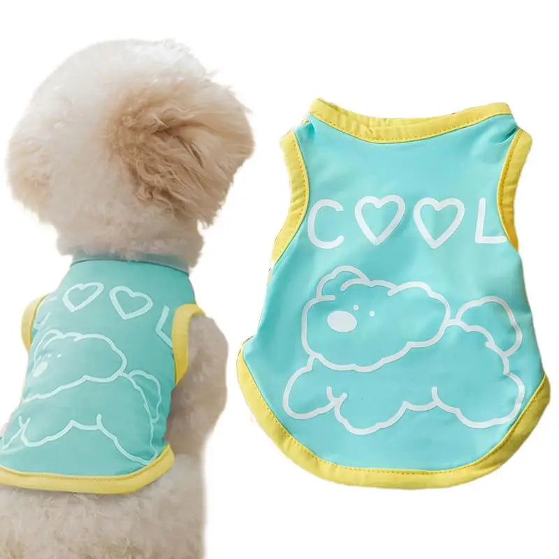 Female Dog Clothes Breathable Soft Dog Shirt Comfort Cooling Vest For Dog Small Dog Shirt Chihuahua Clothes For Daily Wear