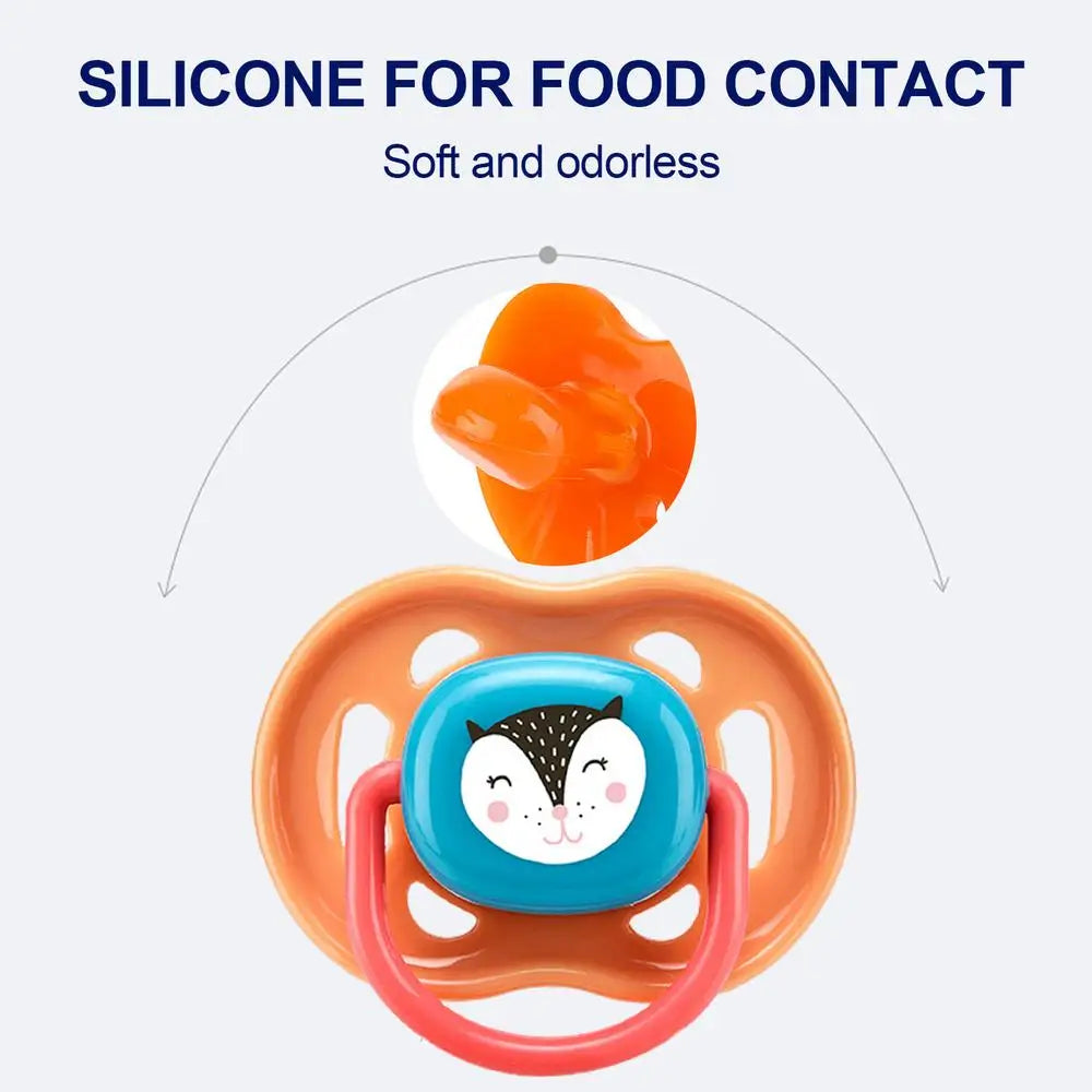 Pet Dog Silicone Pacifier Cat Dog Pacifier Chew Toy Cartoon Pet Puppy Molar Teeth Cleaning Cat Dog Chew Toy Food Grade Puppy