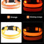 Dog Collar Nylon LED Night Safety Flashing Glow In The Dark Pet Dog Leash pet Dogs Luminous Fluorescent  dog accessories collar