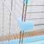 New Products Metal Wire Indoor Home Use Pet Rabbit Cage with Plastic Matting Cheap Pet Cage With Tray