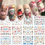 12pcs Cute Penguin Winter Nail Stickers Birds Bear Cat Cartoon Animal Snowflake Sliders Water Decals Decoration Xmas Tips Foils