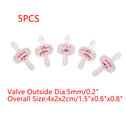 UXCELL Universal Aquarium Oxygen Pump Check Valve Fish Tank Air Hose One-way Check Valve Carbon Dioxide Pipe Tools Accessories