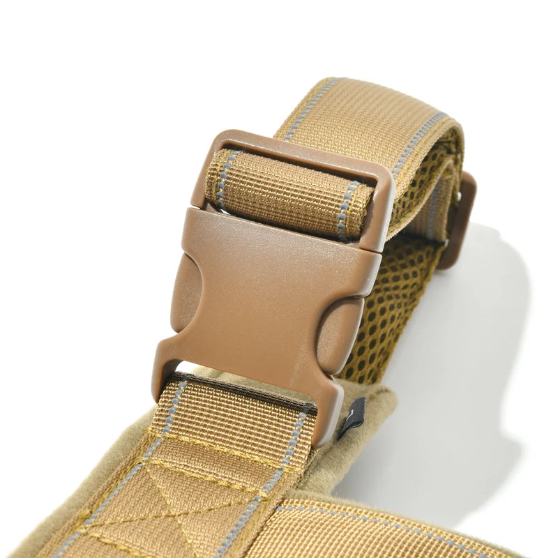 New Dog Tactical Chest Harness Nylon Material Medium and Large Dog A7 Pet Chest Harness Dog Leash
