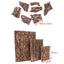 2Pcs Natural Tree Bark Aquarium Decoration Wood Artwork Decor Landscaping Ornaments Decor Fish Tank Background Moss Decor