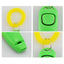 2 In 1 Pet Clicker Dog Training Whistle Answer Card Pet Dog Trainer Assistive Guide With Key Ring Dog Pet Cat Pet Supplies