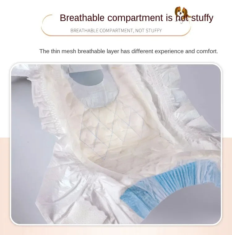 Pet Diapers, Puppies' Menstrual Diapers, Male Dogs, Female Dogs, Physiological Pants