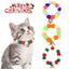 Cat Bell Collar Soft Kitten Collar Bell Fashion Pet Necklace Collar Pet Supplies For Birthday New Year Christmas Thanksgivi M6T0