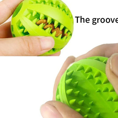 Durable Dog Rope Toys Ball on Rope, Tug of War Dog Toy Interactive Exercise Reward Toy for Medium Small Dogs,Rubber Dog Chew Toy
