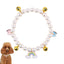Pearl Dog Collar Pearl Collar For Dogs Pearl Cat Collar Dog Jewelry For Small Dogs Puppy Necklace Adjustable Elegant For Small