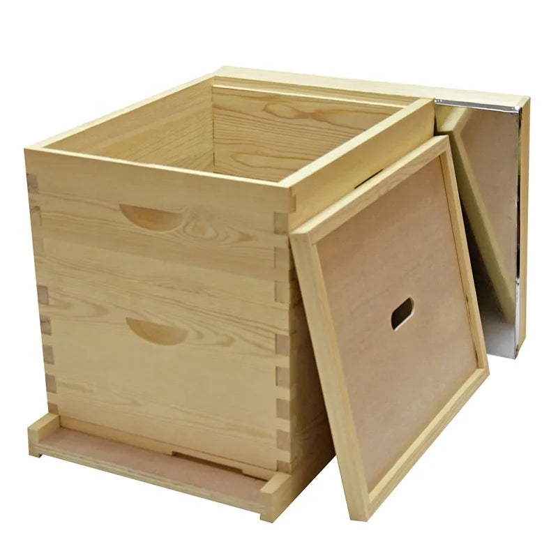Benefitbee apicultural equipments bee box wooden langstroth hive for beekeeping