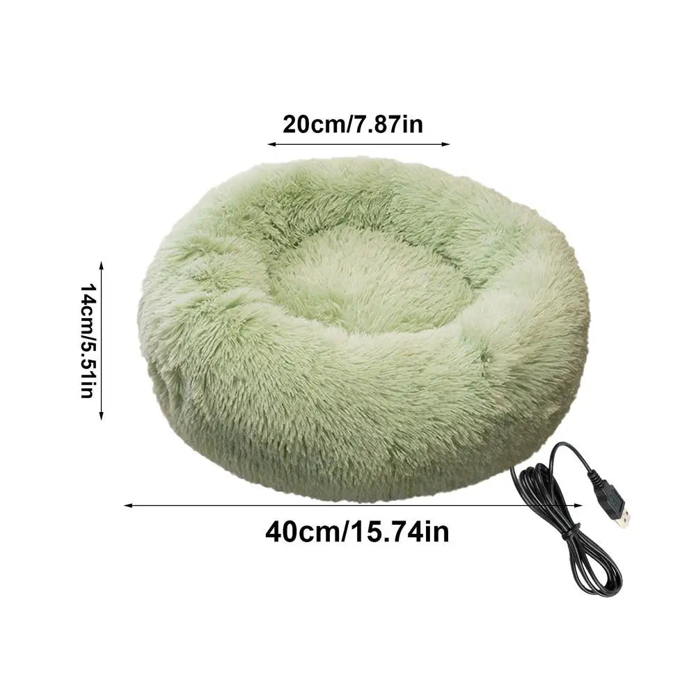 Electric Heated Dog Bed Soft and Comfortable Pet Heating Pads USB Charging Cat Mat winter Warm Indoor Pet Bed Heating Pet Pads