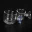 Acrylic Aquarium Feeder Hanging Fish Tank Mini Crystal Pot Polka Water Potted Planting Cylinder Cup Aquarium Decor Accessories