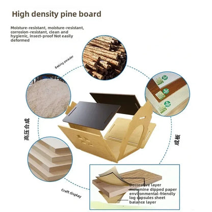 Wholesale new spot detachable wooden dog house cat house pet with window dog house chalet indoor outdoor pass