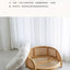 South East Asia Natural Indonesian True Rattan Teddy Nest Summer Cool Round Pomeranian Small Pet Cat Dog Kennel