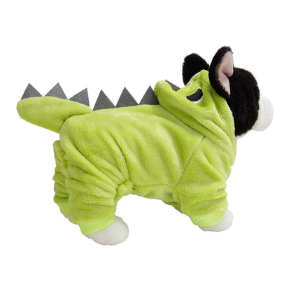 Winter Jacket For Dog Small Dog Coat Dinosaur Dogs Costume Christmas Outfit For Pet Medium Dogs Clothes Chihuahua Puppy Sweater