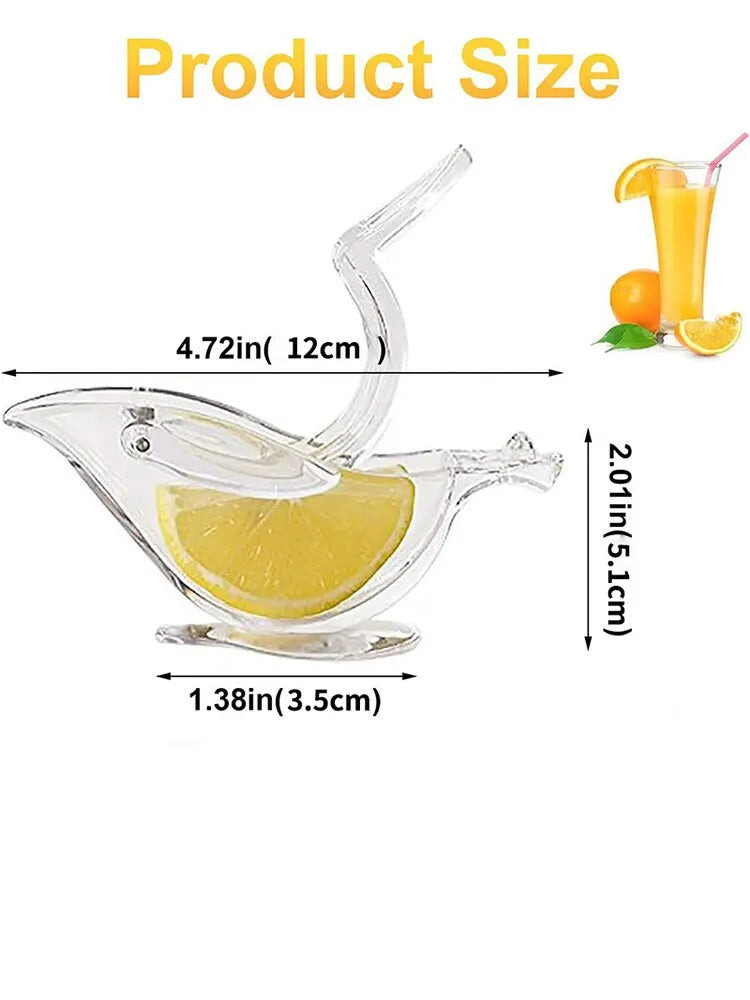 Orange Squeezing Tool Bird Shaped Orange Opener Orange Peeler Manual Small Fruit Juicer 1pc