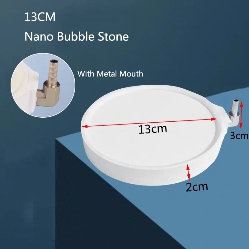 10/13/15cm Fish Tank Aquarium Nano Air Stone Oxygen Aerator Increasing Air Bubble Pond Pump Hydroponic Oxygen Accessories Hot