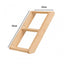 1 Piece Cat Wall Mounted Shelves Climbing Ladder Steps and Jumping Platform with Scratching Post for Grinding Claw and Playing