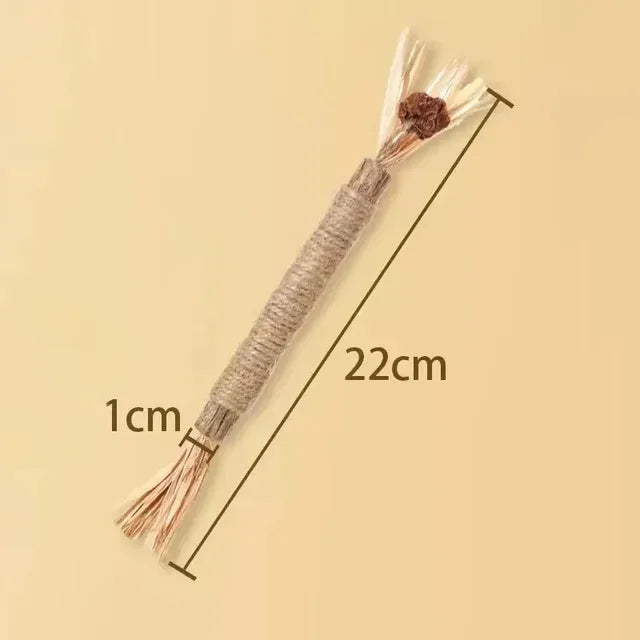 Cat toys polygonum wood tartar stick teeth cleaning tartar fresh breath teething stick pet supplies polygonum wood tartar teasin
