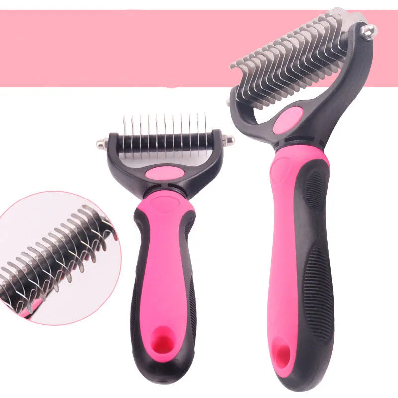 Animal Hair Brush Dog Grooming Brush Pet Hair Remover for Matted Long and Short Curly Haired Cats Pet Supplies Dog Accessories