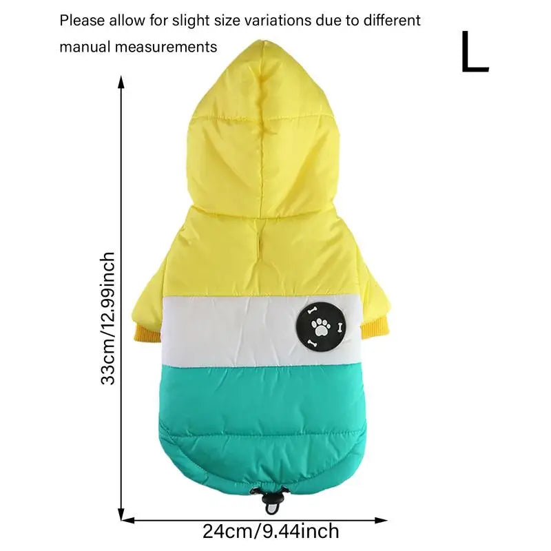 Dog Winter Coat Soft Warm Puppy Clothes Dog Coat Windproof Dog Jacket Comfortable Pets Cold Weather Coat For Medium Large Dog