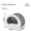 Cat Litter Box Fully Enclosed Drawer Type Cat Litter Box Anti-splash and Odor Isolation Cat Toilet Extra Large Cat Litter Box