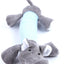 Funny Simulated Animal No Stuffing Dog Toy with Squeakers Durable Stuffingless Plush Squeaky Dog Chew Toy Crinkle Pet Squeak Toy