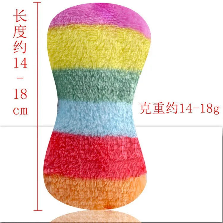 Plush Dog Toy Animals Shape Bite Resistant Squeaky Toys Corduroy Dog Toys for Small Large Dogs Puppy Pets Training Accessories