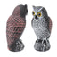 Owl Bird Deterrent Garden Plastic Owls to Keep Birds Away Waterproof Sunscreen Owl to Scare Birds Away Fake Owl for Birds