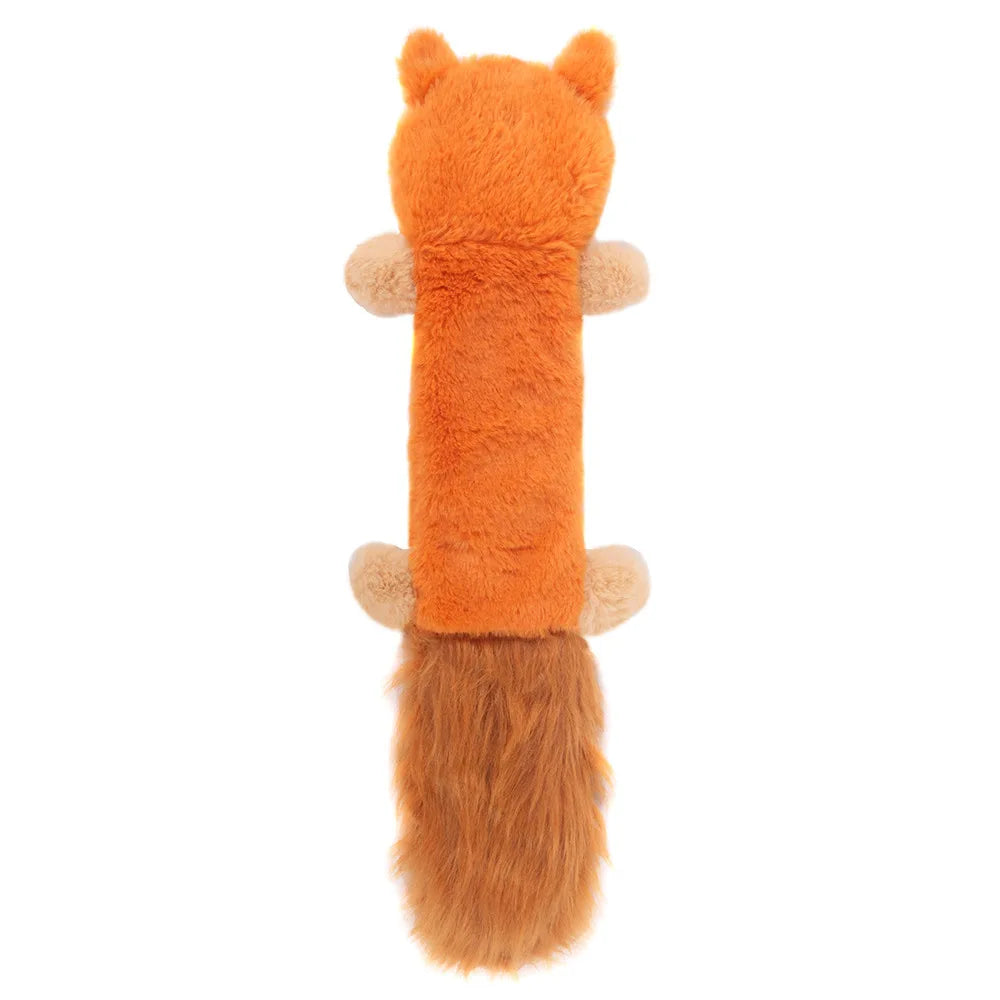Dog Plush Toy Plush And Unfilled Animal Skins Squeak And Make Noise Squirrel Toys Sound Interactive Dog Toys Fleece Squeak Toys