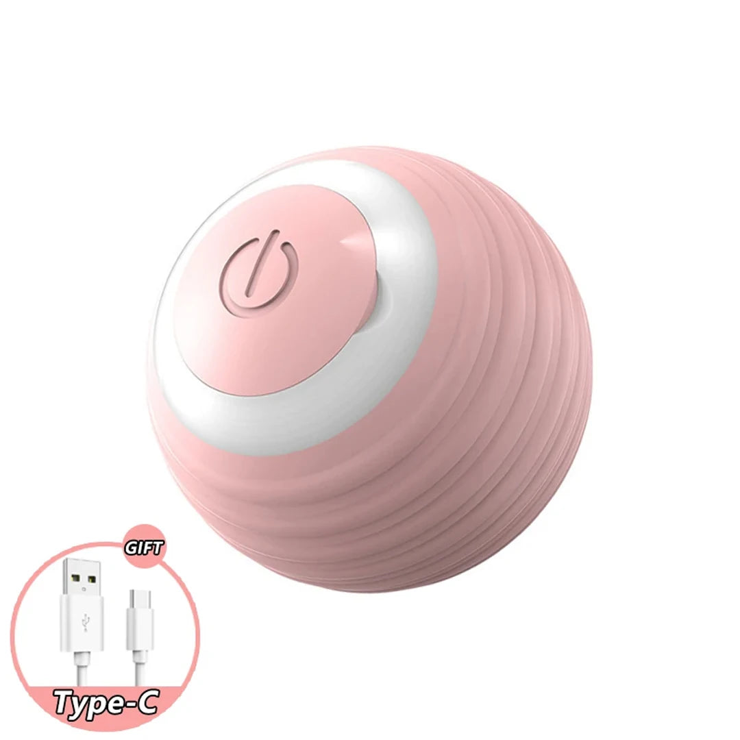 New Rechargeable Smart Interactive Ball for Pet, Motorized Toy, Dog and Cat Training, Simulation Mouse, 3 Modes, Wake Up Ball